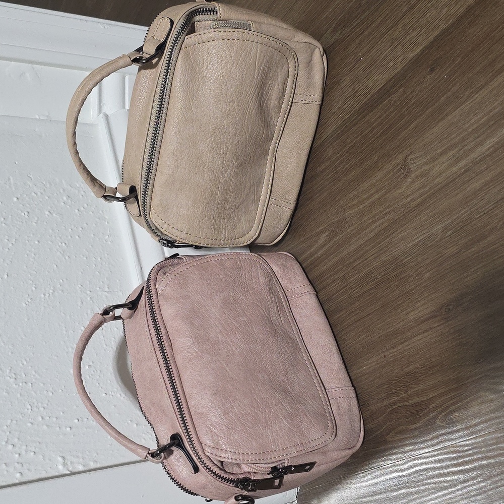 Crossbody Purse (2) (Pink & Nude)